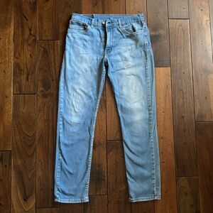 Levi's 511 34x32 Men's Denim Slim Fit Straight Jeans - Blue Casual Work Wear